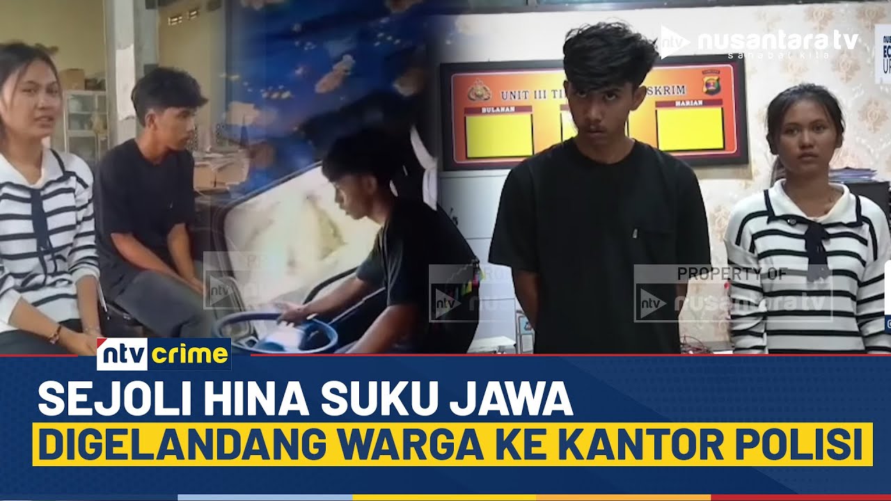 Diduga Hina Suku Jawa, Sejoli Asal Lampung Digelandang Warga ke Kantor Polisi | NTV CRIME