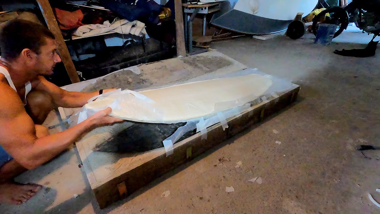 Pouring Surfboard Blanks DIY Experiment