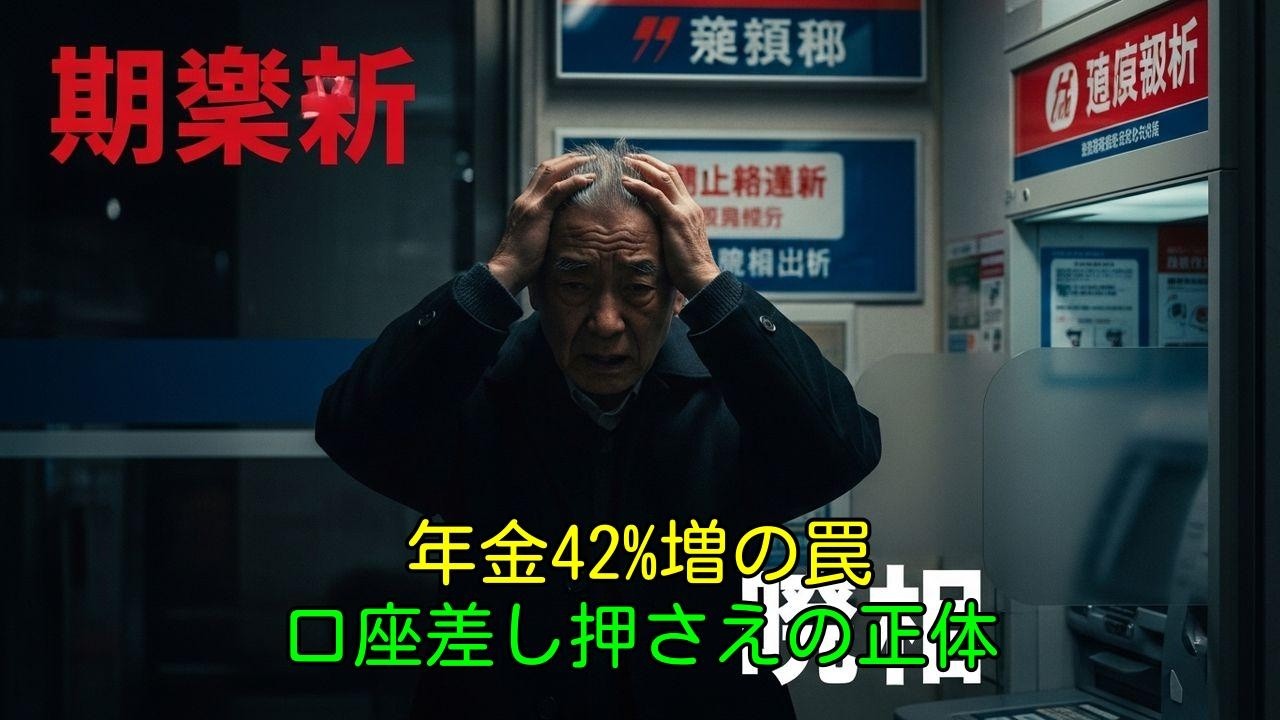 70歳の絶望：42%増額の年金が消えた？口座差し押さえの真実