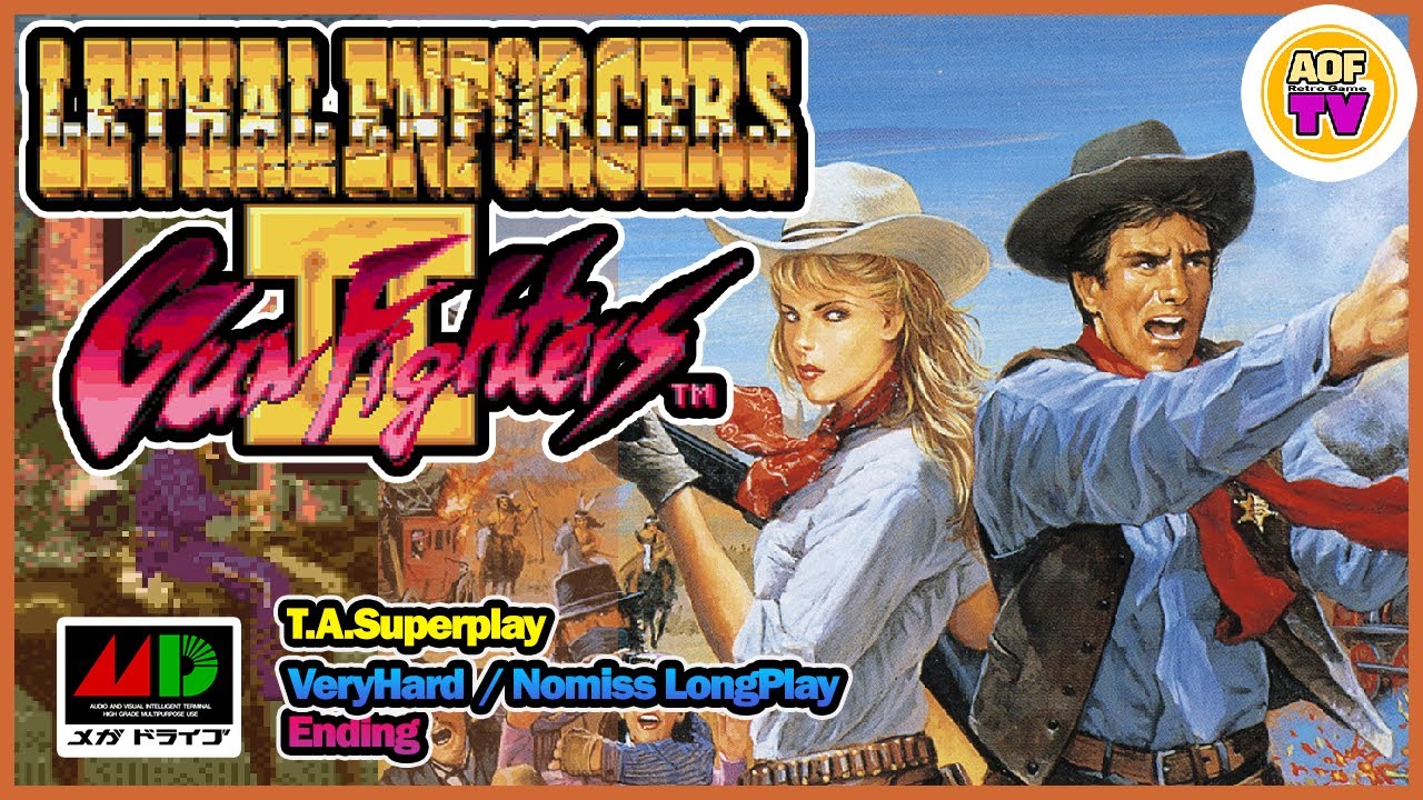 【GENESIS】 Lethal Enforcers 2 Gun Fighters ■ TAS / PerfectClear ■ US ■ No.0083
