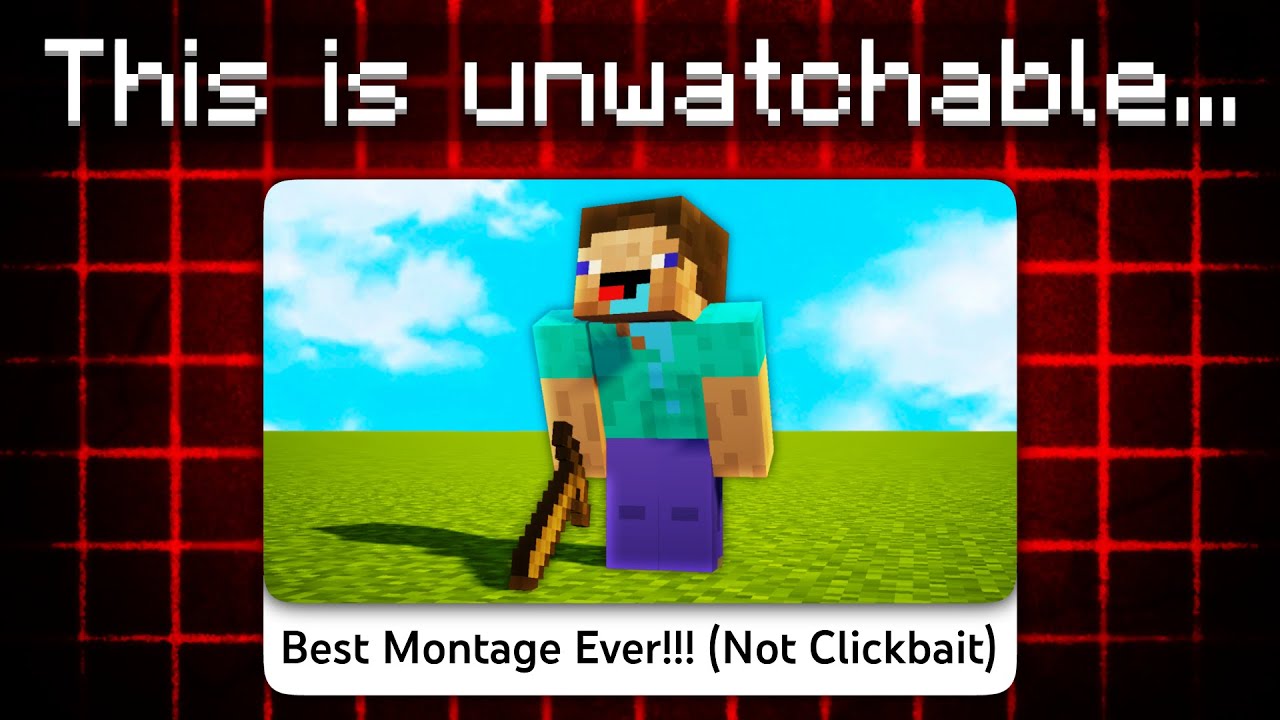 Rating The WORST Minecraft Montages...