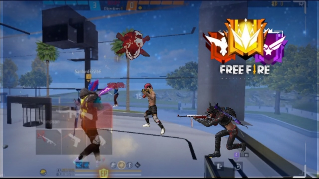 3 TO 0  Ravon 🔥 Free Fire  CS Rank game pleiy🔥🔥