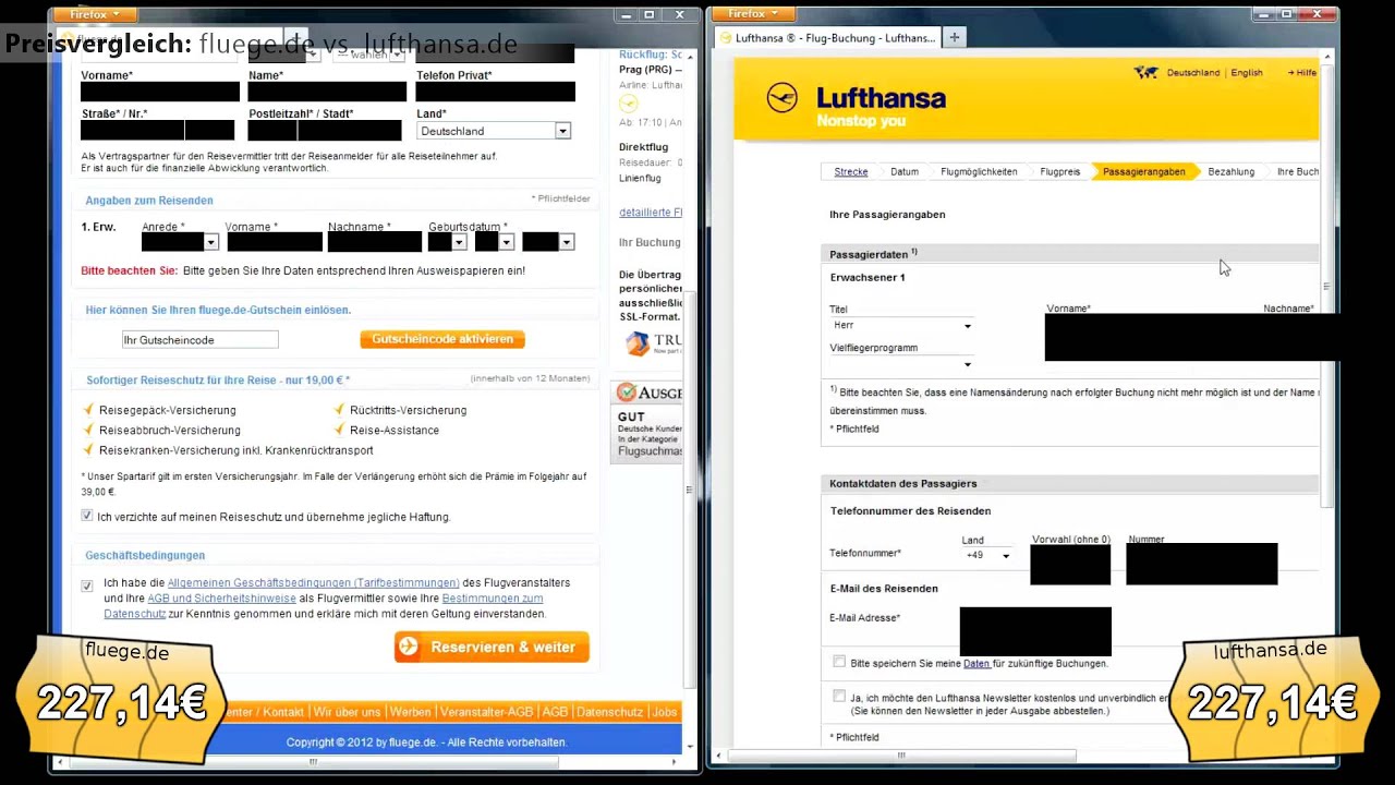 Gibt es Abzocke und Betrug bei fluege.de? Ein Selbsttest