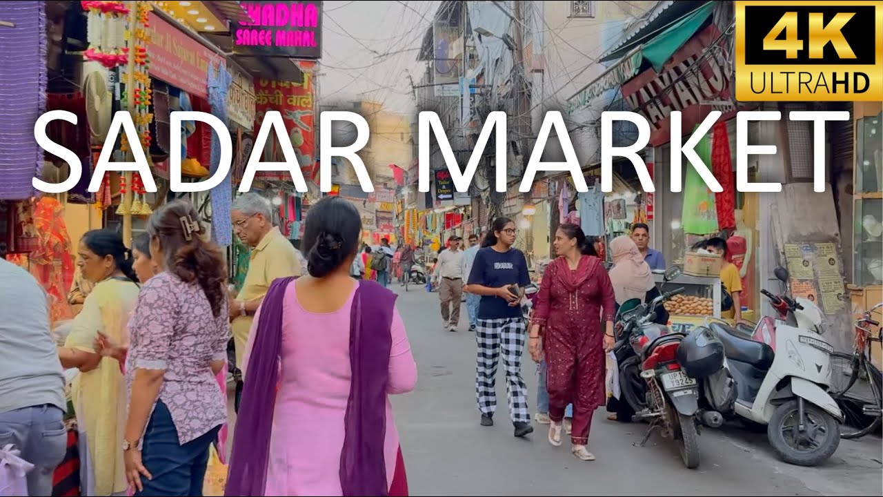 Sadar Market, Meerut | 4K walking Tour | INDIA 