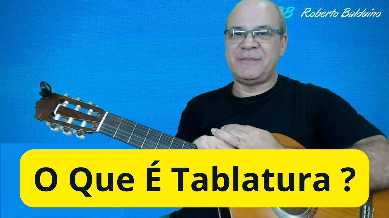O Que É Tablatura - Qual a diferença para Partitura? Aula de Violão