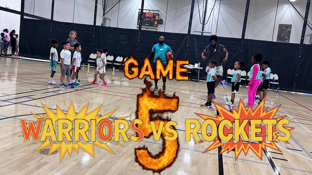 2026 Jackie Robinson YMCA Basketball 5-6u || Warriors vs Rockets Game 5!! 