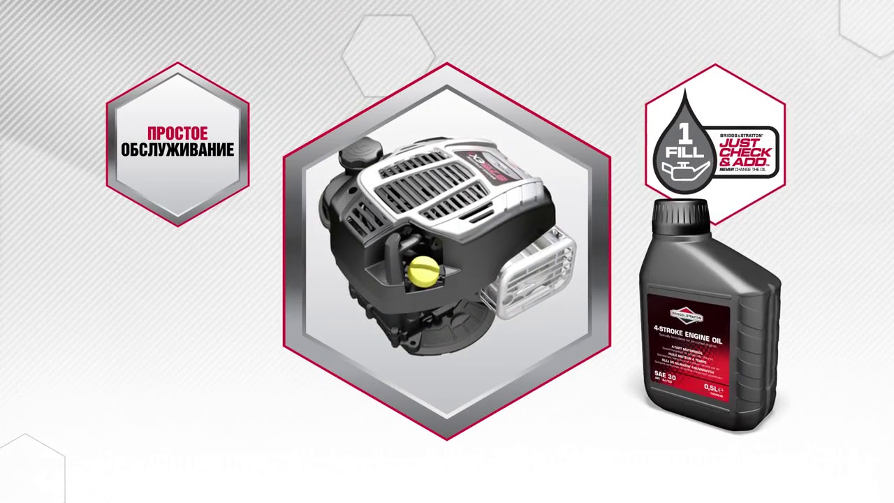 Двигатели Briggs&Stratton серии EXi