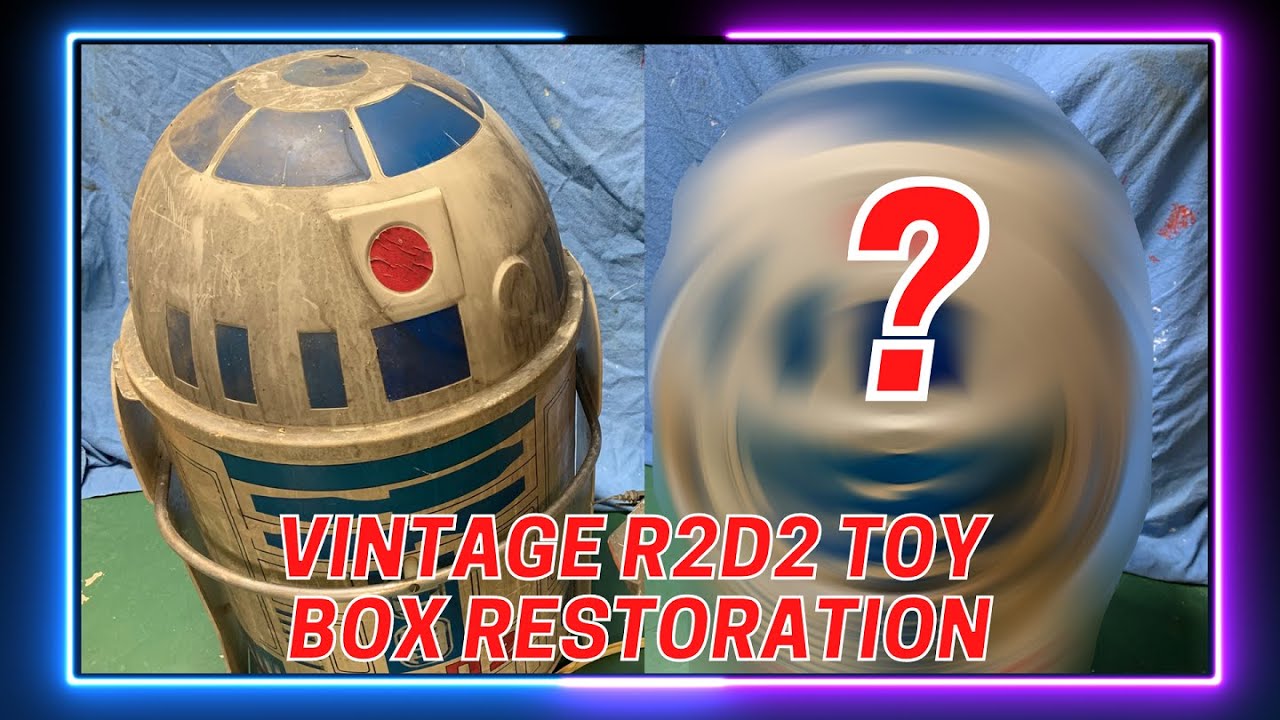 VINTAGE 1983 STAR WARS R2D2 TOY BOX RESTORATION