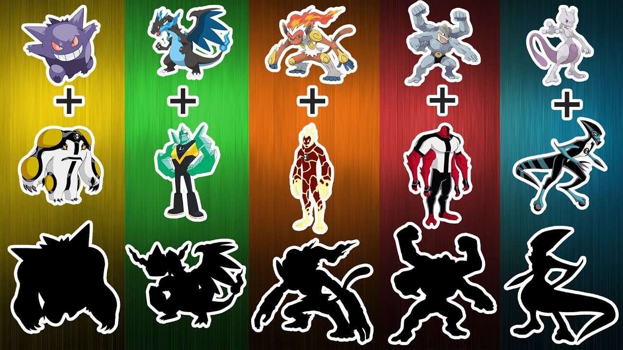 Ben 10 Aliens + Pokemon - New Pokemon Fusion Fanart.