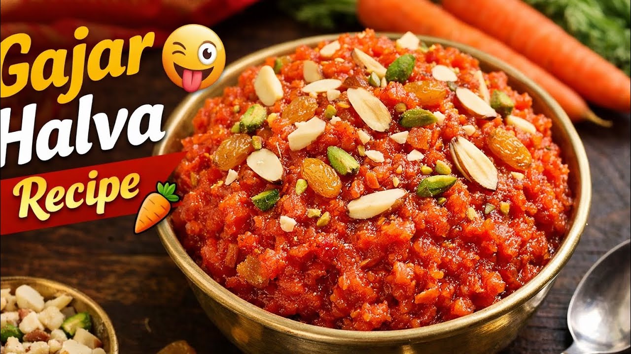 Gajar Halva Recipe | Easy & Tasty | Gajar Halva Recipe in Marathi | Sopya Paddhatine Gajar Halva