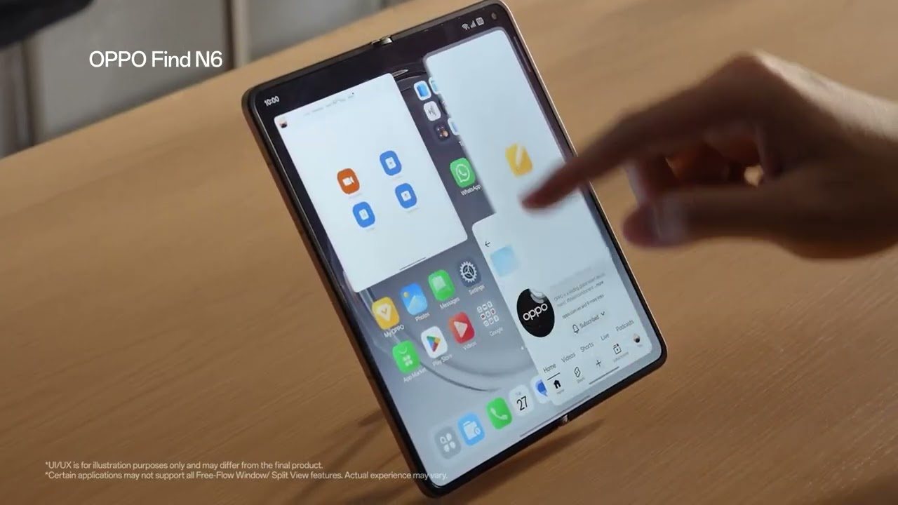 OPPO Find N6 | Free-Flow Windows