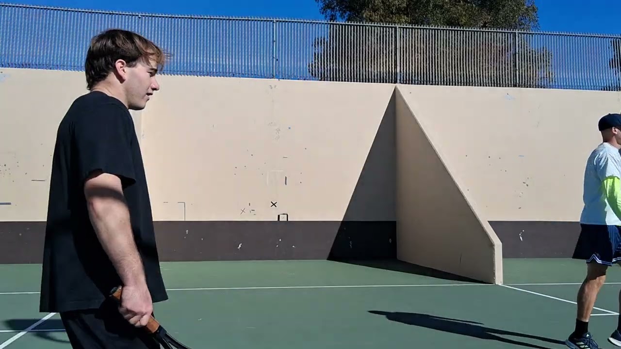 Erik Painter handball vs racquetball player robb field handball tournament 2nd game