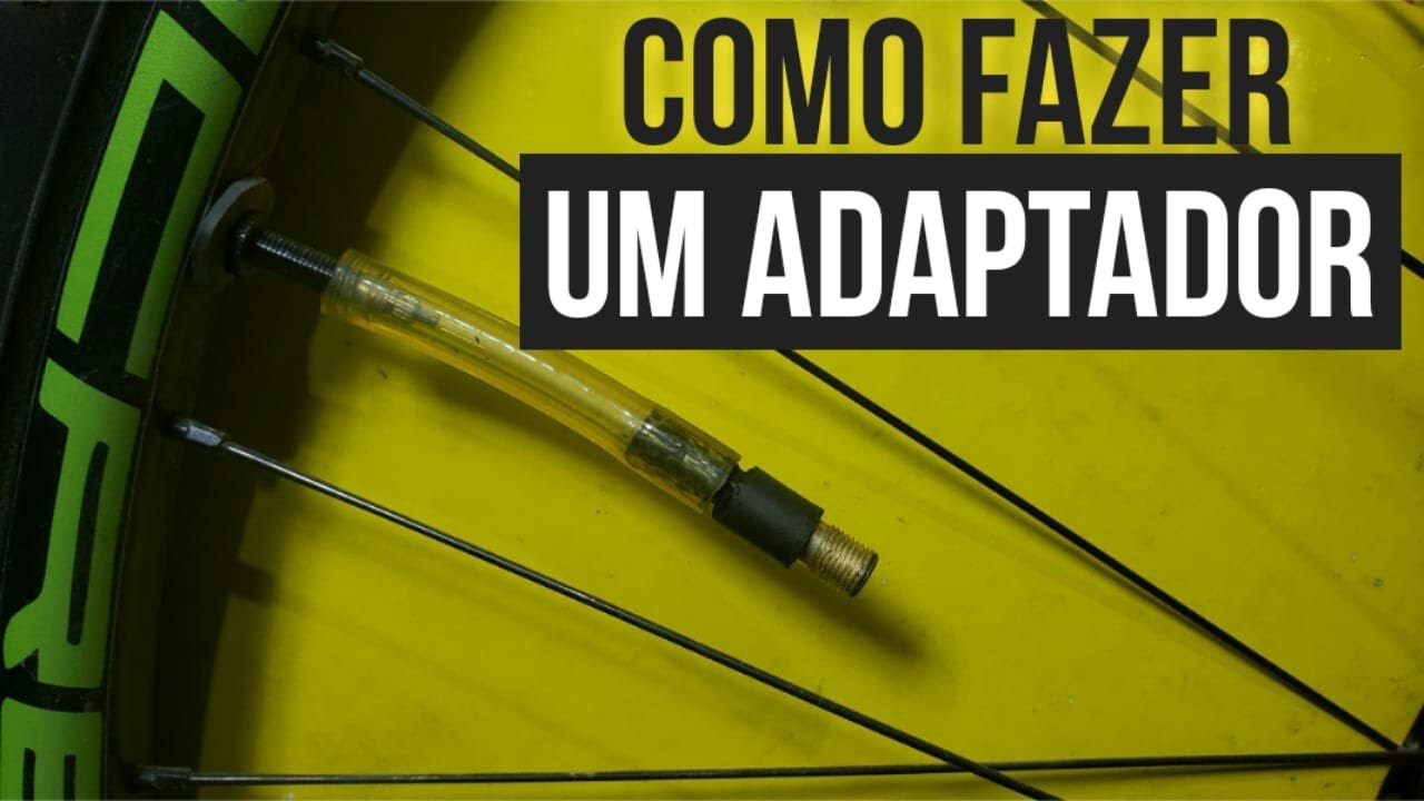 DICAS DE COMO FAZER ADAPTADOR DE BICO FINO  PARA CALIBRA OS PNEUS DA MOUNTAIN BIKE NO POSTO