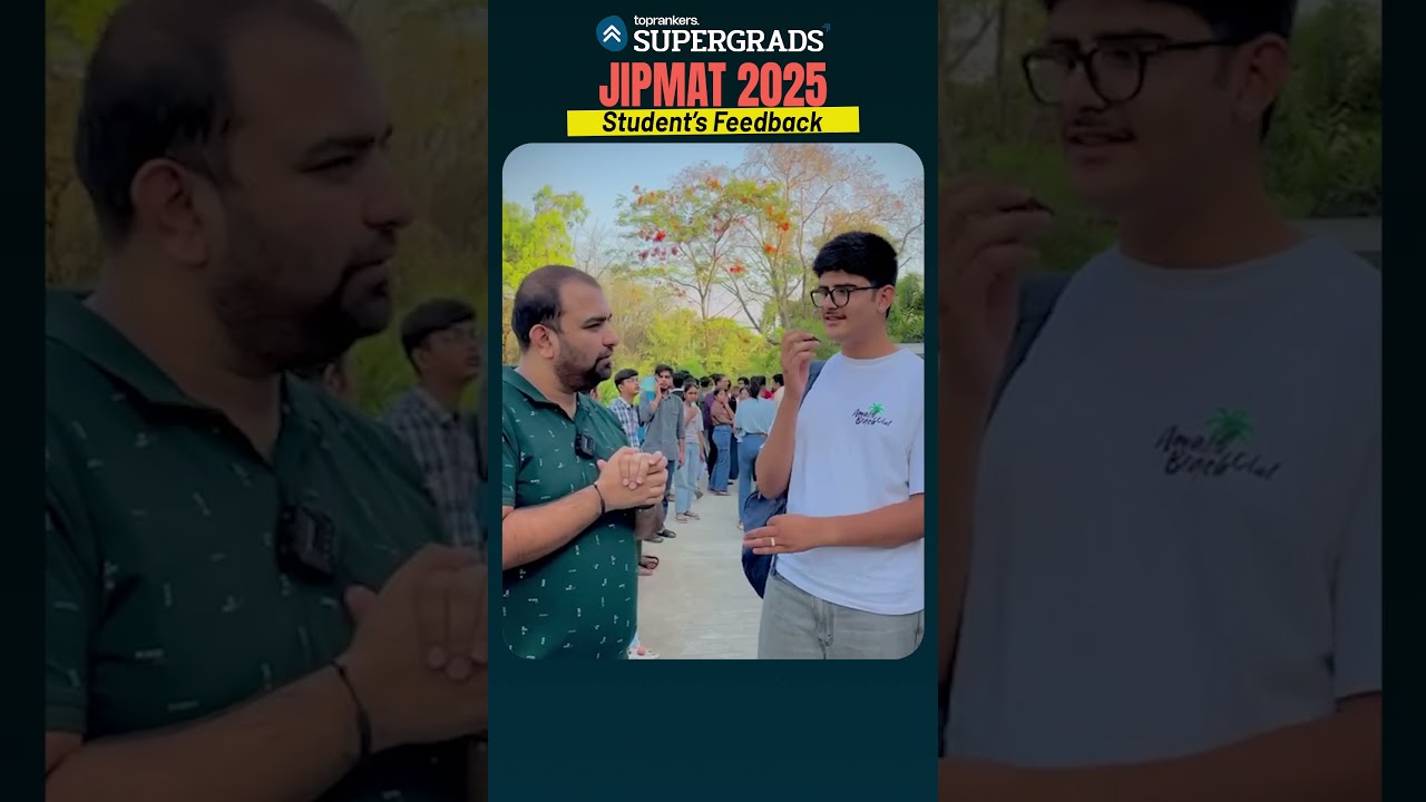 JIPMAT 2025: Students Reaction 😱| Level of Difficulty, Attempts & Expected Cutoff 🎯| #shorts