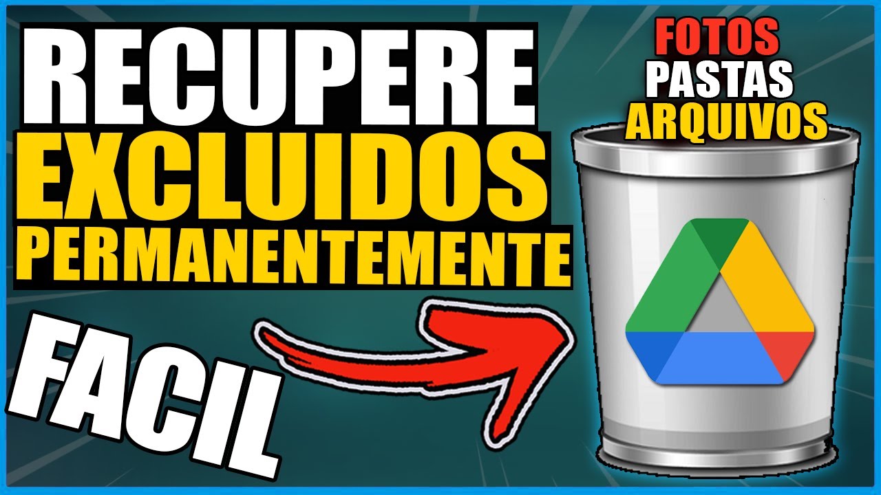 COMO RECUPERAR ARQUIVOS, PASTAS, FOTOS ou VÍDEOS do EXCLUIDOS PERMANENTEMENTE do GOOGLE DRIVE