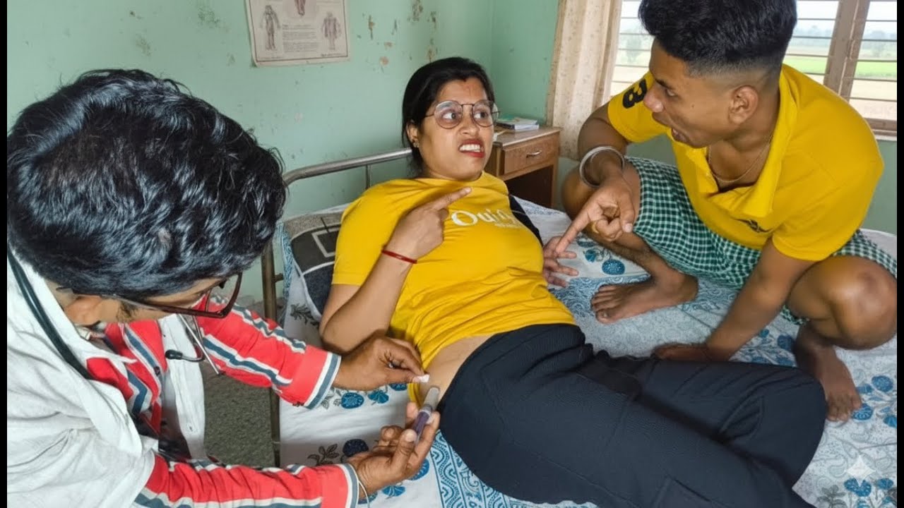 Doctor ne injection Laga Diya #viralinjection #injectionvideo #funnyinjection