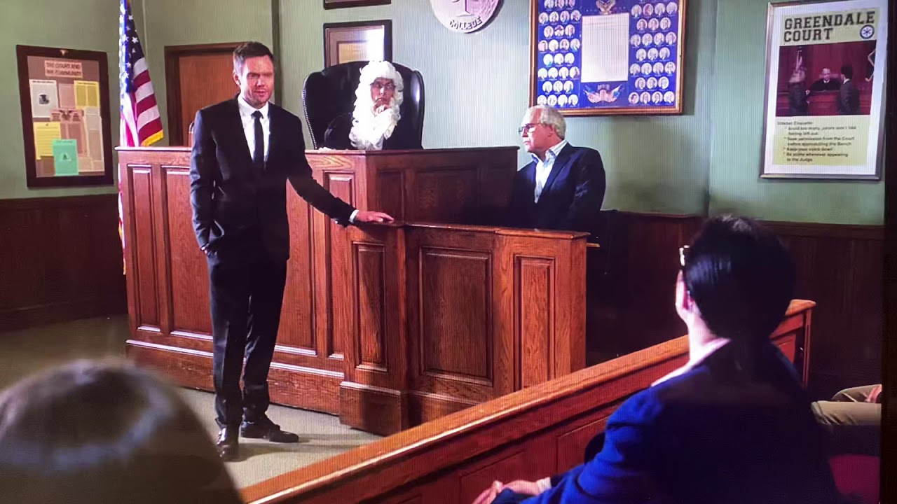 Pierce Hawthorne offensive jokes while on trial
