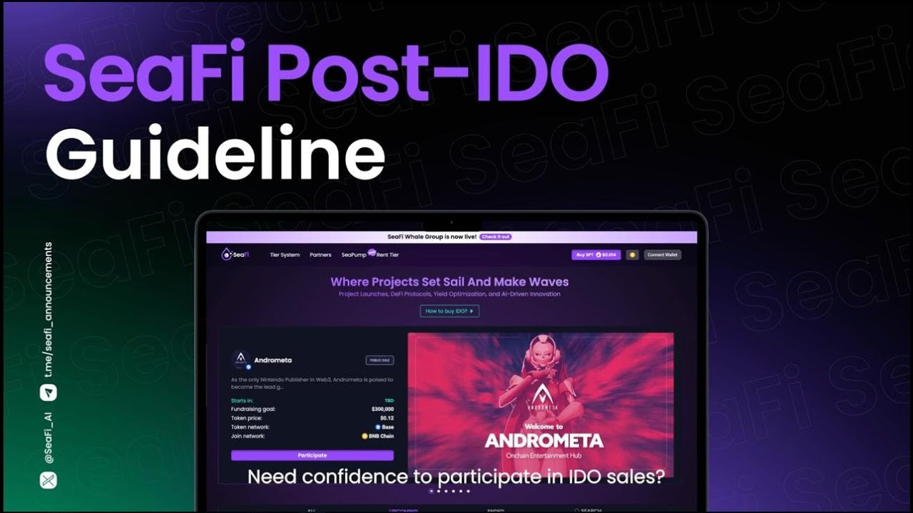 SeaFi Post-IDO Guideline