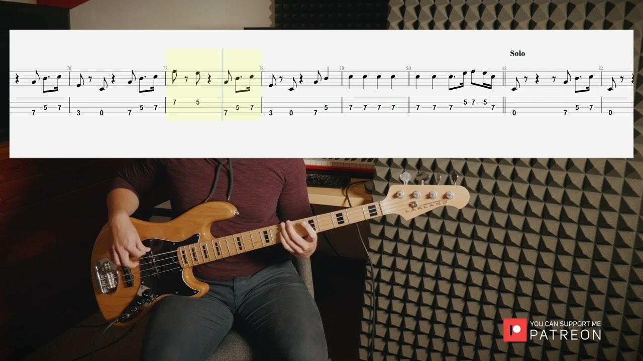 The Black Keys - Howlin' For You (bass cover by Harry)