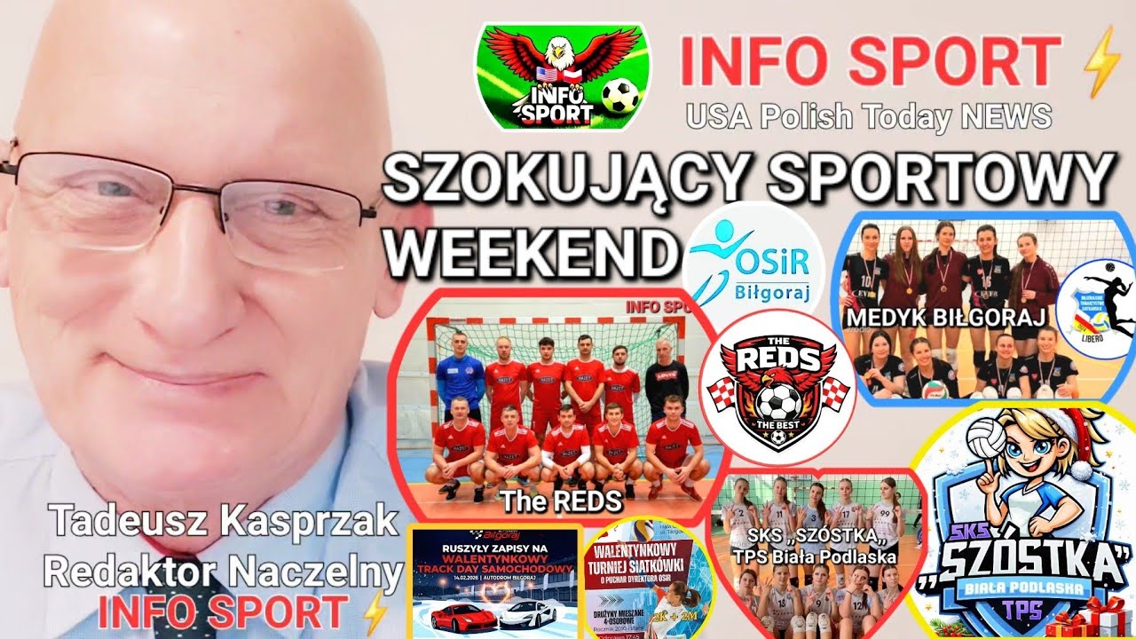 SZOKUJĄCY WEEKEND z INFO SPORT ⚡️To Się STAŁO NA ŻYWO w BIŁGORAJU ⚡️The REDS MEDYK BIŁGORAJ⚡️SZÓSTKA