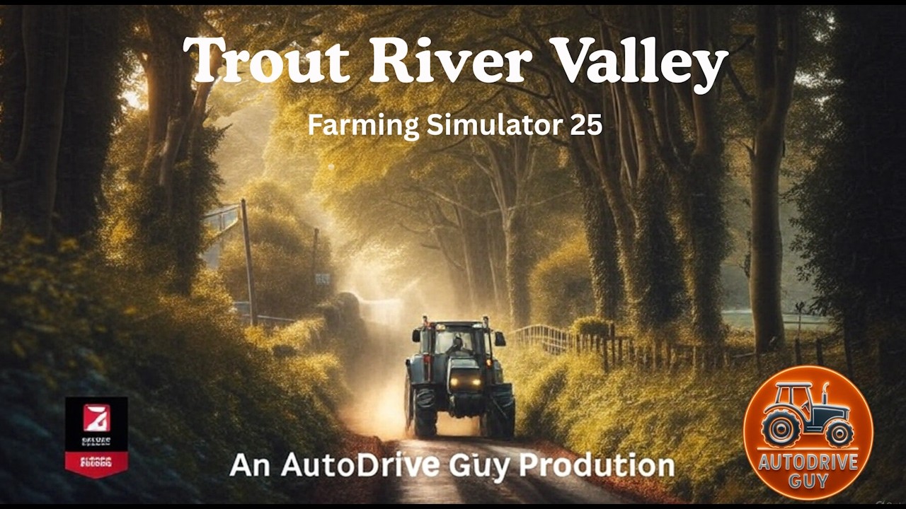 Trout River Valley AutoDrive - Farming Simulator 25