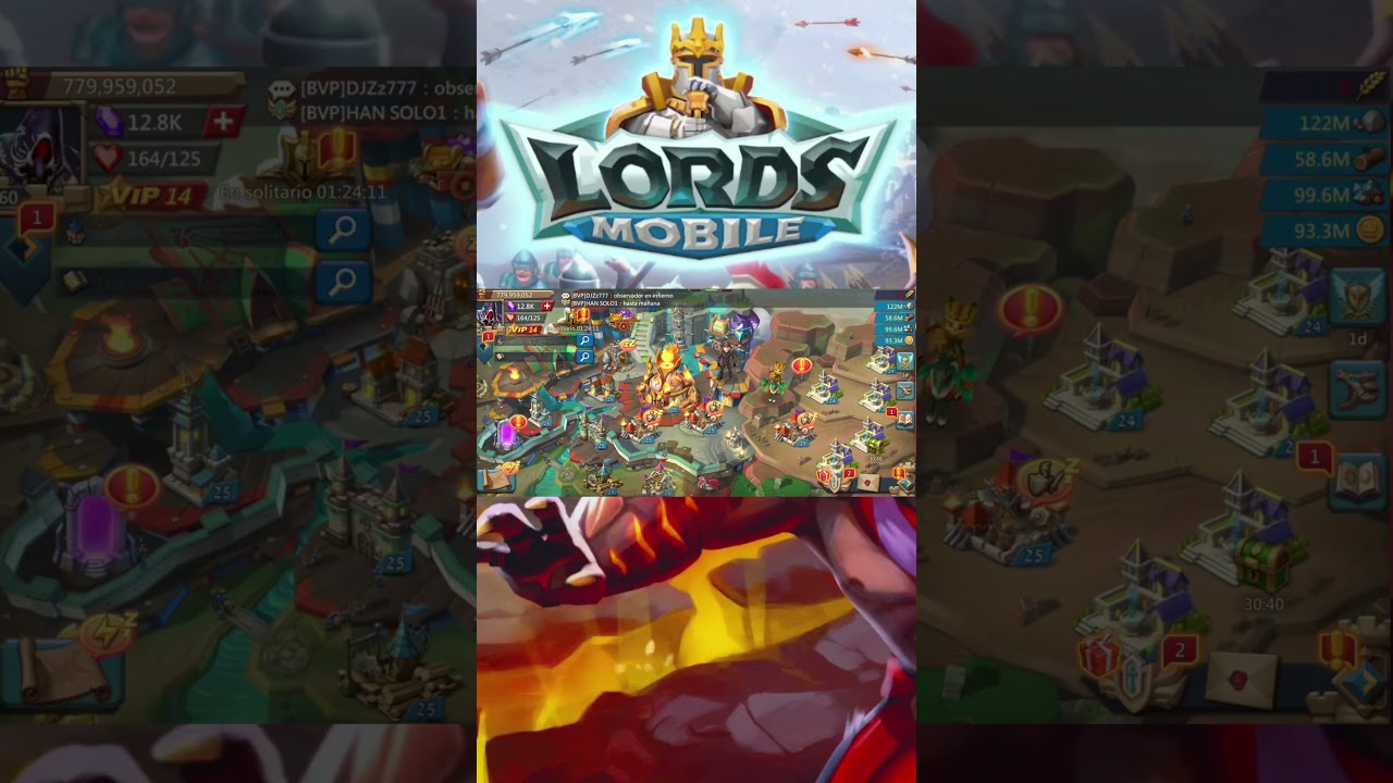 Lords Mobile | ¿Cuántas mansiones y cuarteles entreno mis tropas de Lv. 2?