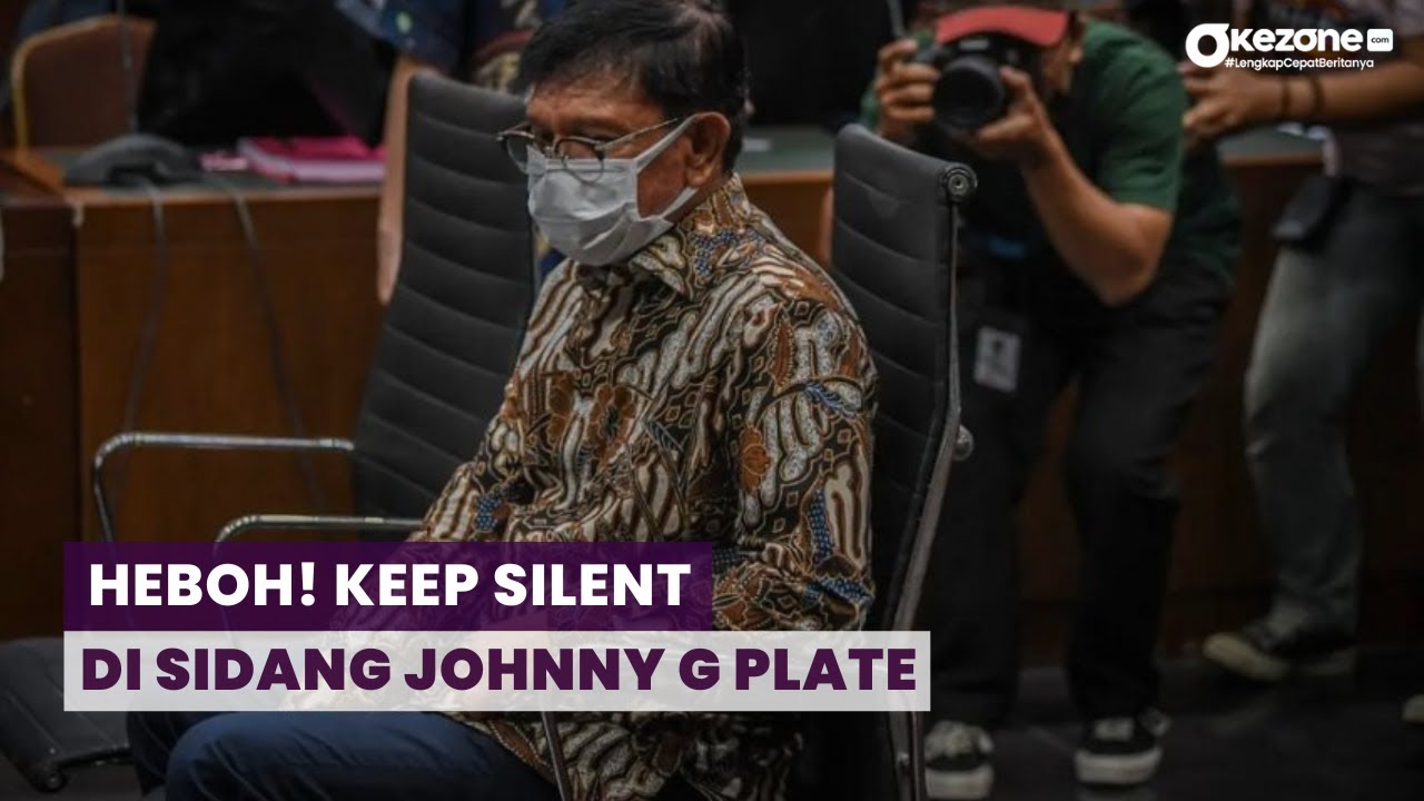 Panas! Hakim Cecar Maksud&nbsp;Keep Silent di Sidang Johnny G Plate Kasus Korupsi BTS Kominfo