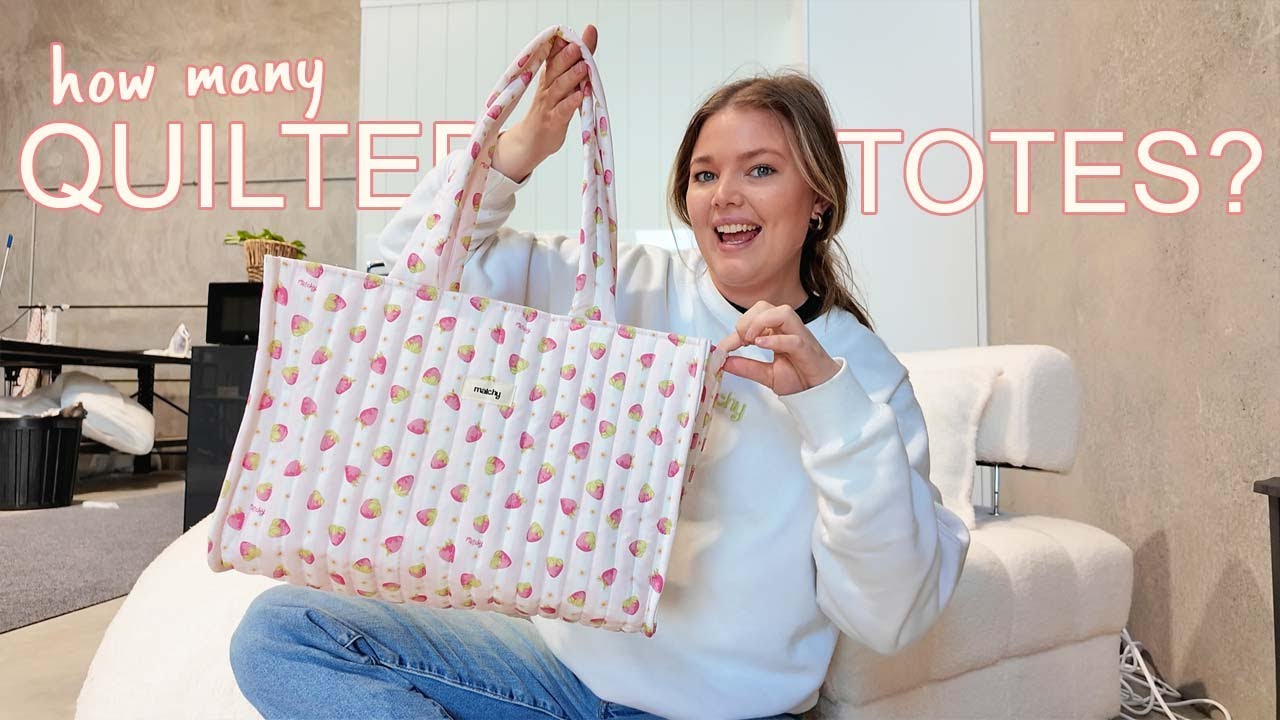 SEWING FOR 9 HOURS STRAIGHT? Making Quilted Tote Bags!!