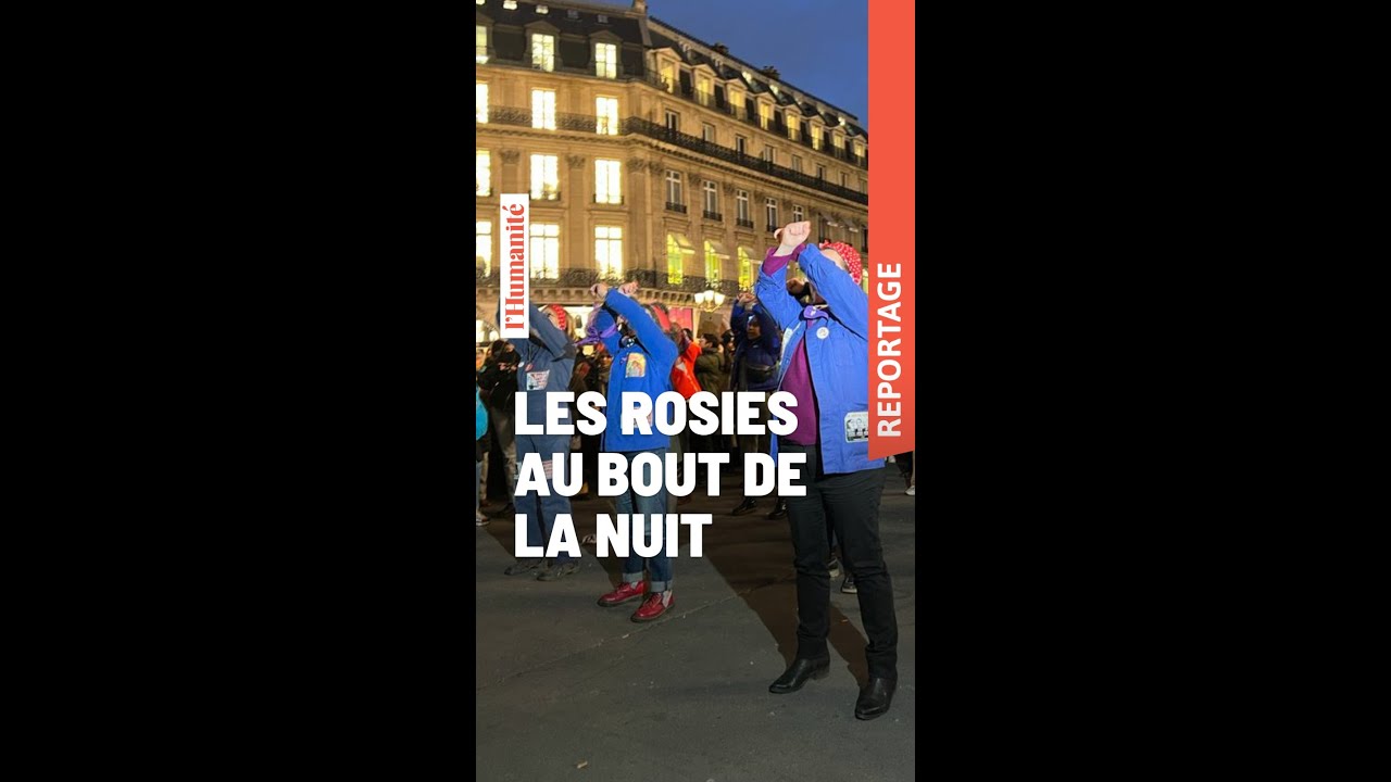 Marche féministe de nuit : les Rosies sur le devant de la scène