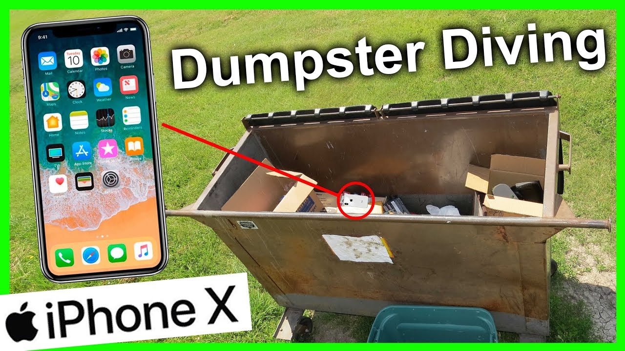 Found iphone 10 X Dumpster Diving #269 WOW! Unbelievable!