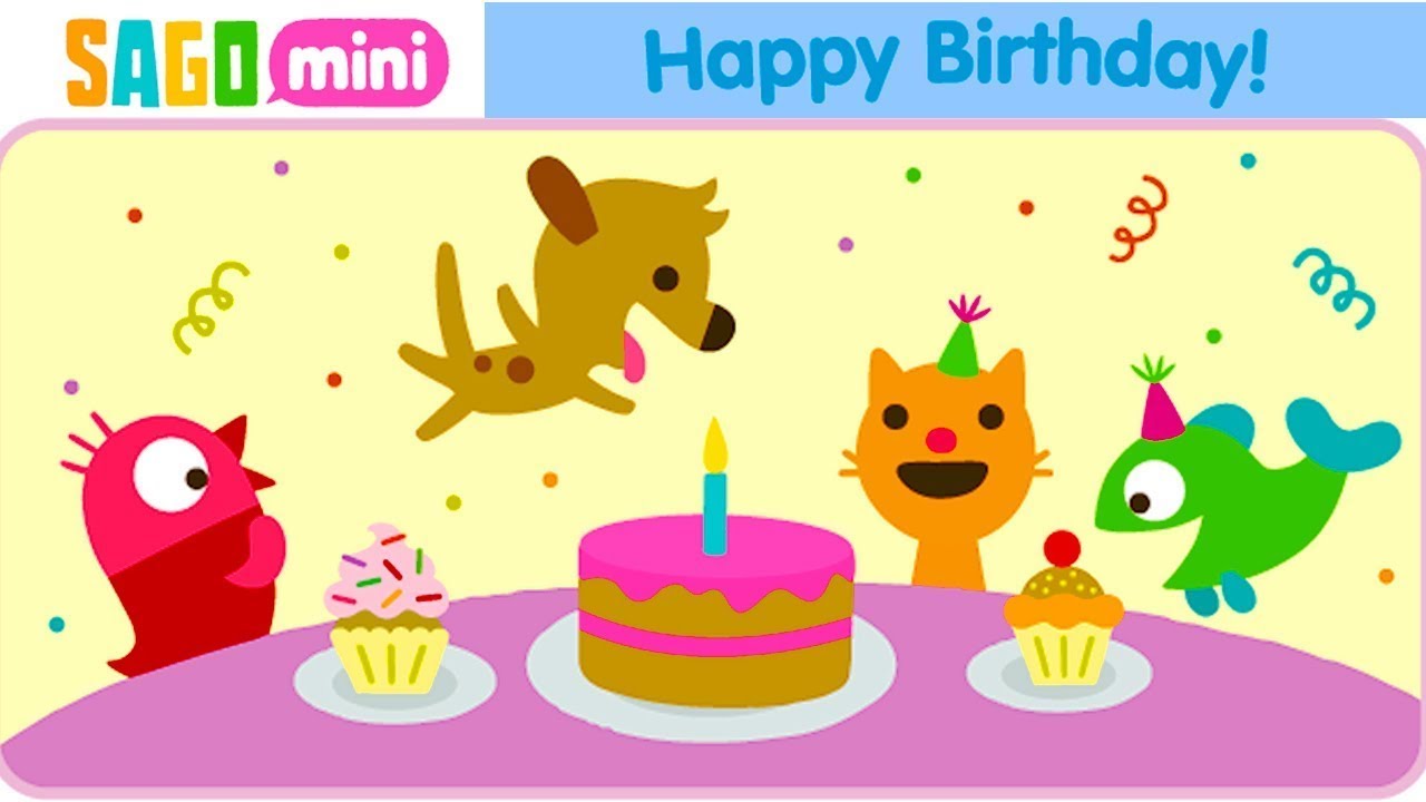 Ellie's Greatest Hits!  Sago Mini Babies Birthday Party Parts 1-3  - iPad app demo for kids