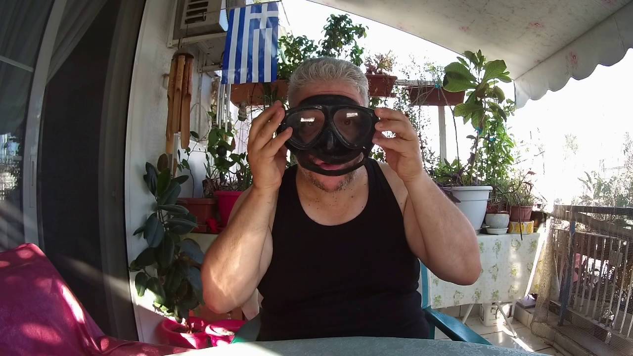 ψαροντουφεκο πως σταματαμε το θολωμα της μασκας spearfishing how to defog the mask