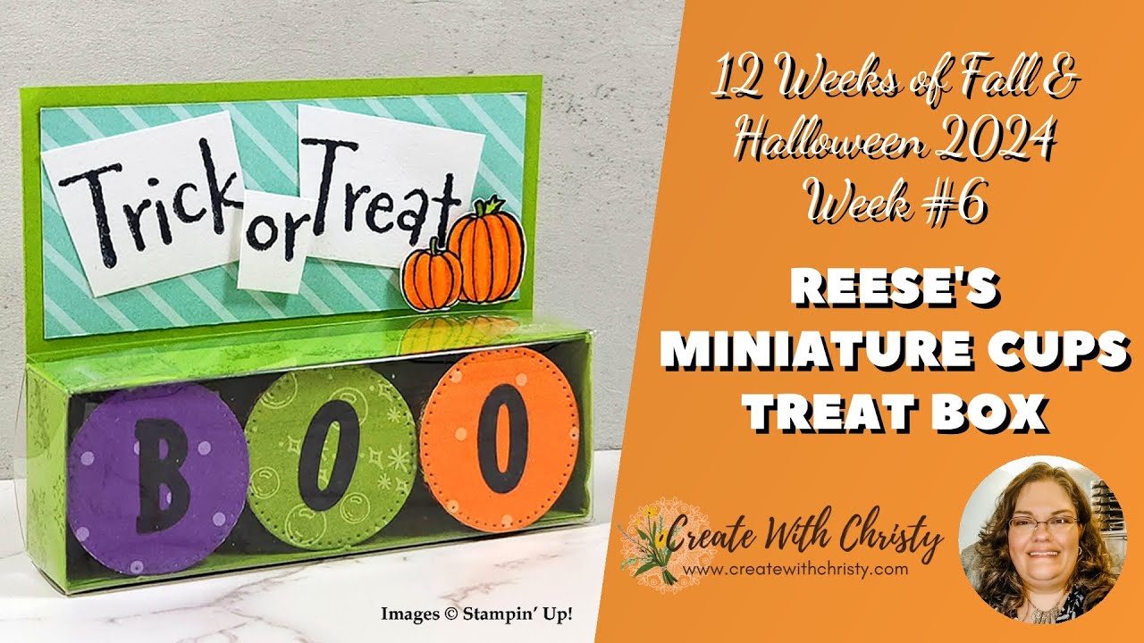 12 Weeks of Fall & Halloween 2024 - Make a Reese's Cups Boo Treat Box