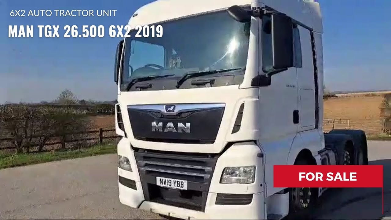 MAN TGX 26 500 Tractor Unit 6x2 Auto 2019 #uktrucks #mantrucks #man6x2 #mantgx #trucking #uktrucks
