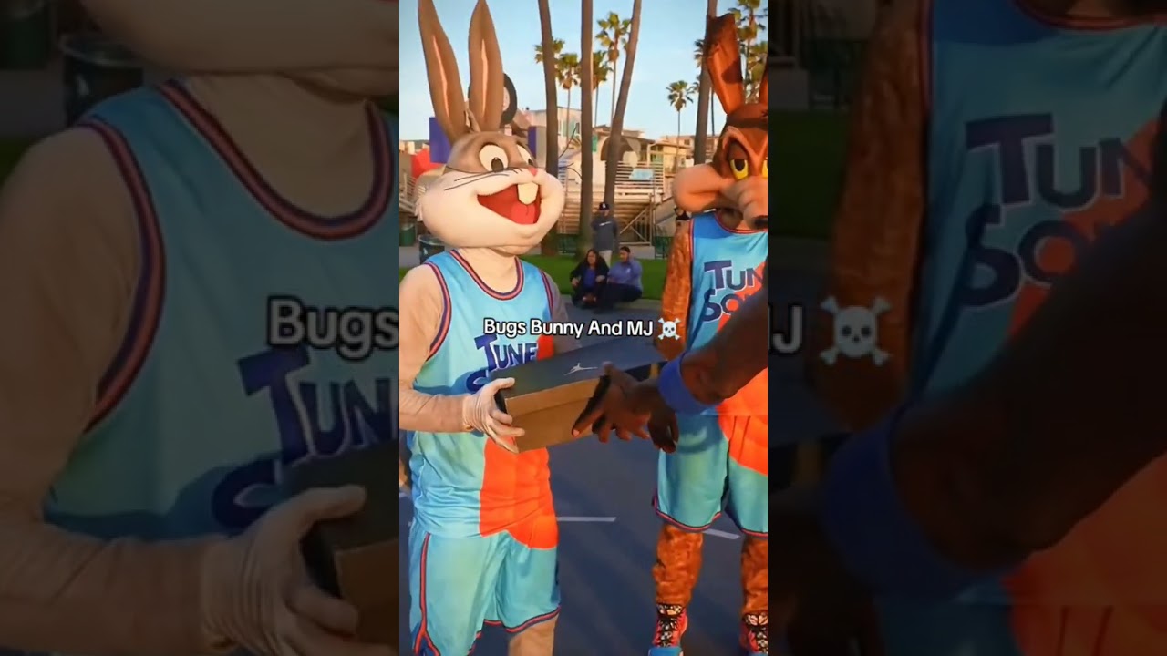 Bugs Bunny And Michael Jordan ☠️ #basketball #hooper #dunk #sports #basketballedits #basketball🏀
