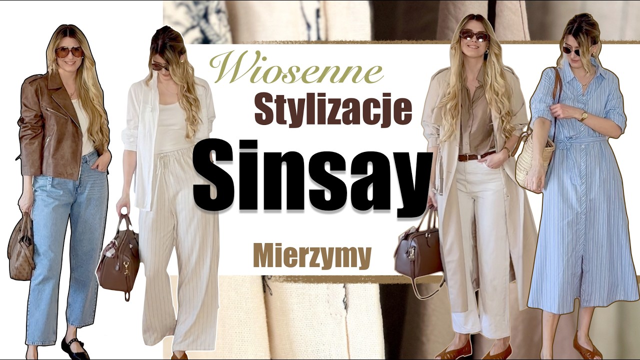 SINSAY Wiosenne Mierzymy ♥️ Stylizuję ubrania! PRZEGLĄD! Basic!  Zamówiłam kilka rzeczy z Nowości!