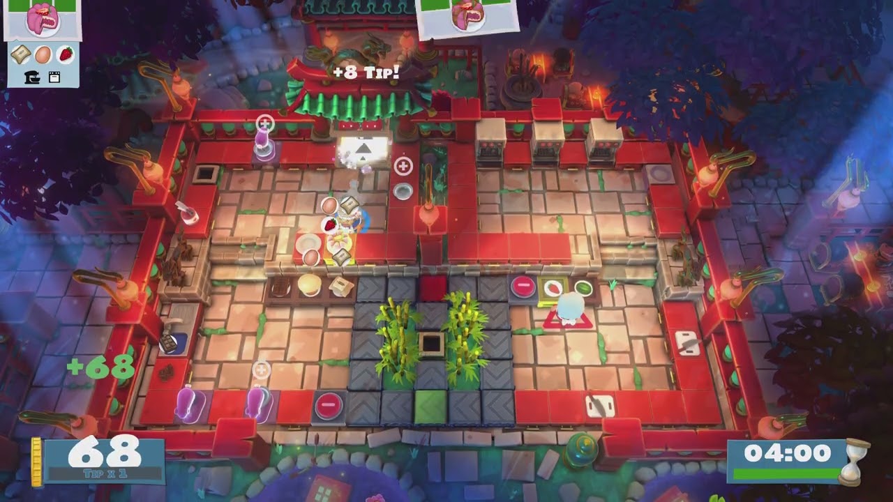 Overcooked! Extra Trimmings - Moon Harvest | Level 1-3