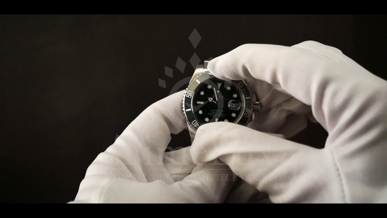 Submariner SS Green Ceramic Bezel - Video