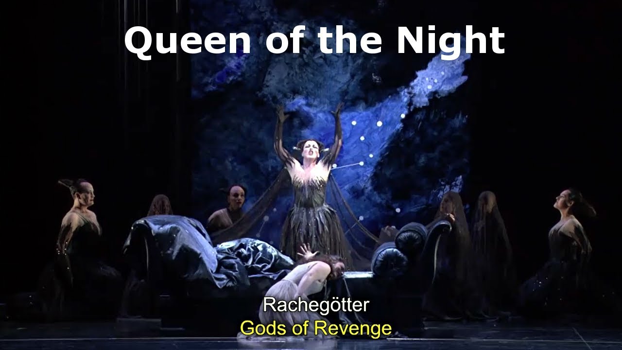 Queen of the Night [English and German subtitles] from Mozart's the Magic Flute
