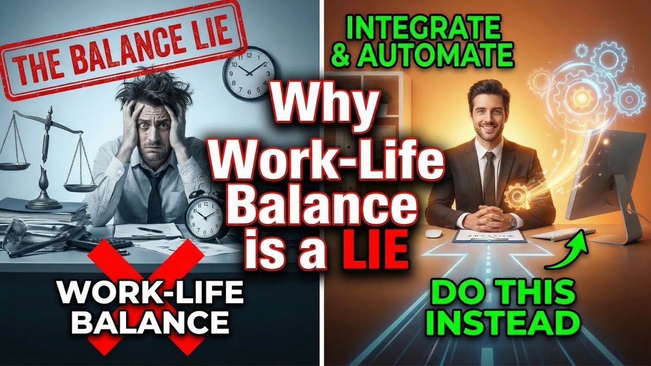 Work-life balance is one of the biggest lies sold to entrepreneurs.