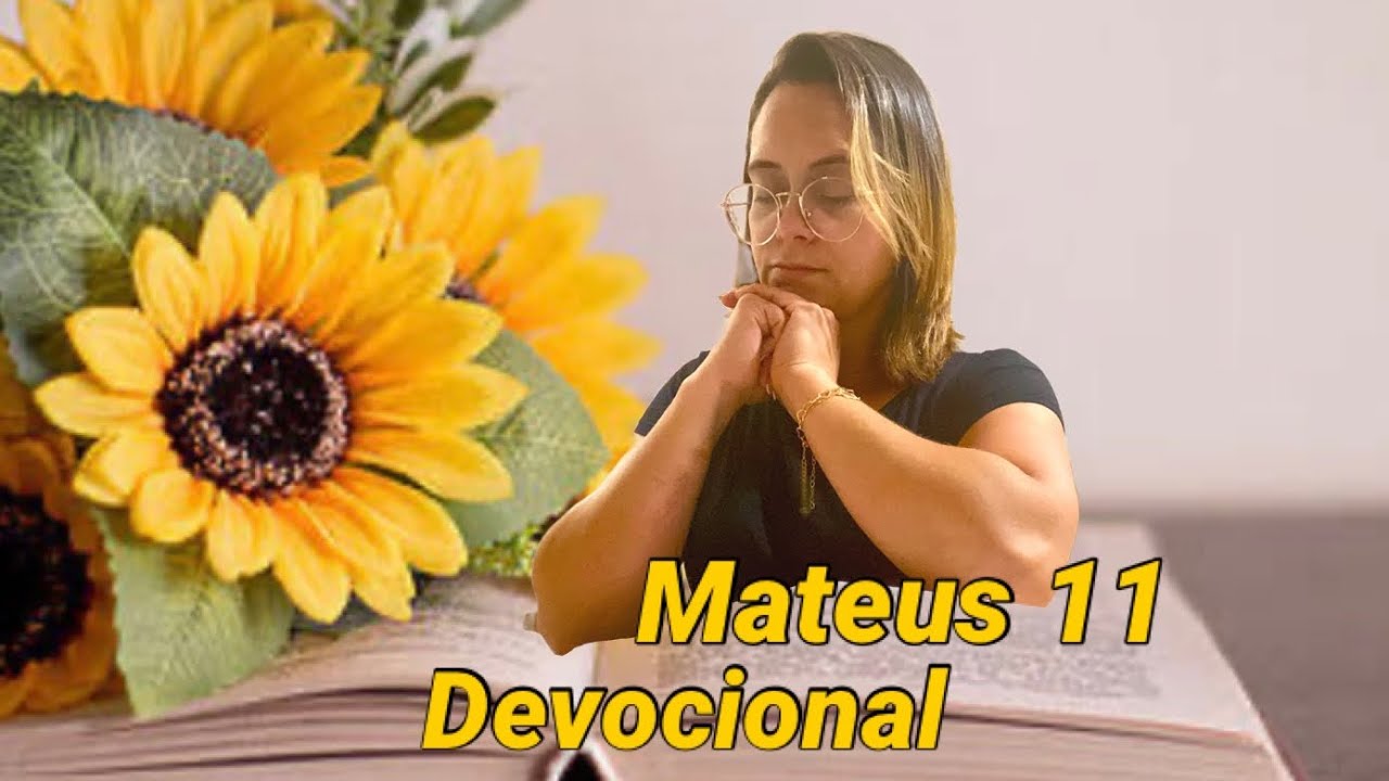 Mateus 11 Devocional O meu jugo &eacute; suave e o meu fardo &eacute; leve
