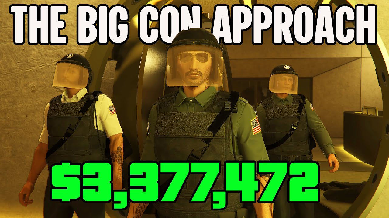 GTA Online Casino Heist - The Big Con Approach | Hard Mode and Elite $3,377,472