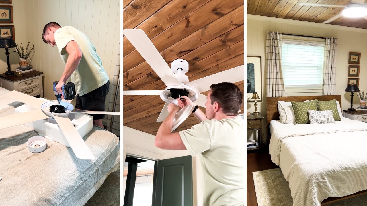 Installing a Smart Ceiling Fan to Complete our Bedroom Makeover | How To