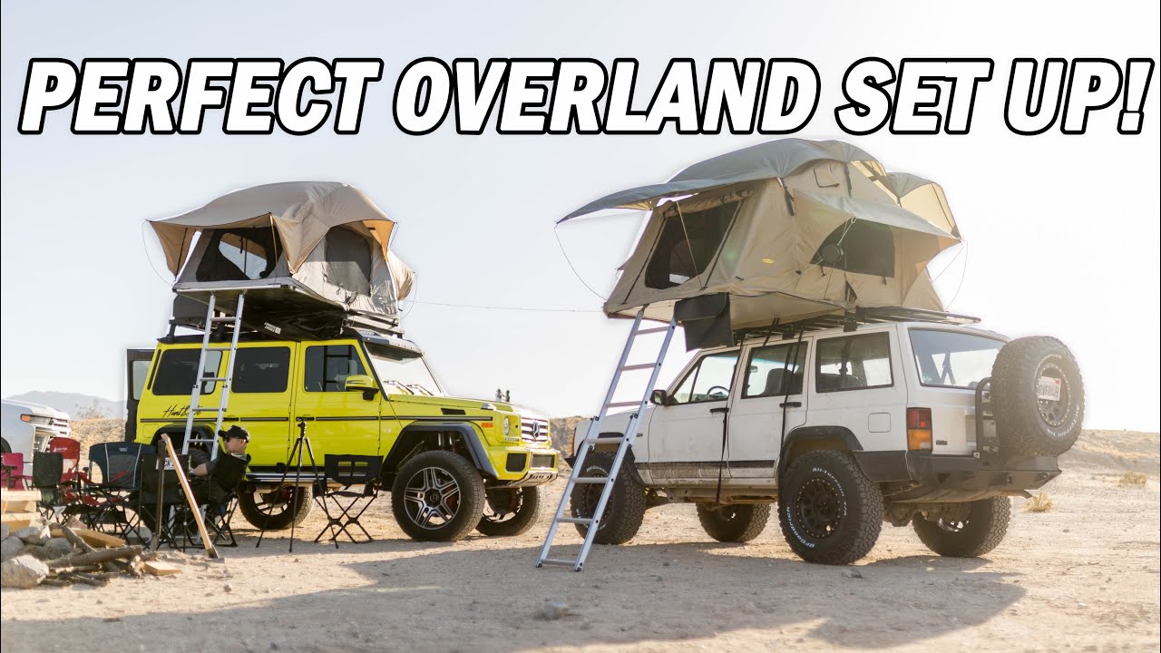 Desert Overland Camping with TJ Hunt & the Boys! | Jeep XJ & Mercedes 4x4 G-Wagon
