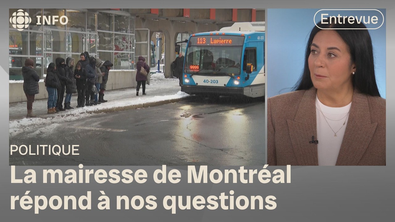 Grève évitée à la STM : entrevue avec Soraya Martinez Ferrada, mairesse de Montréal | D'abord l'info