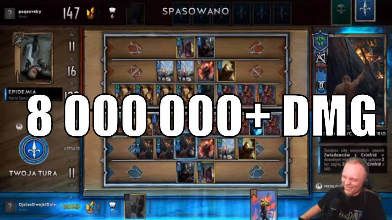 Gwent - INSANE! Over 8 000 000 damage!