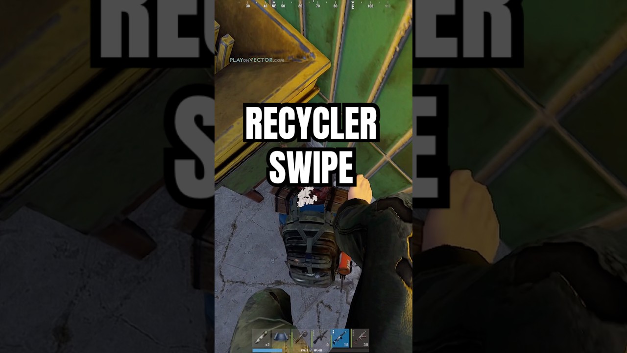 recycler swipe in rust