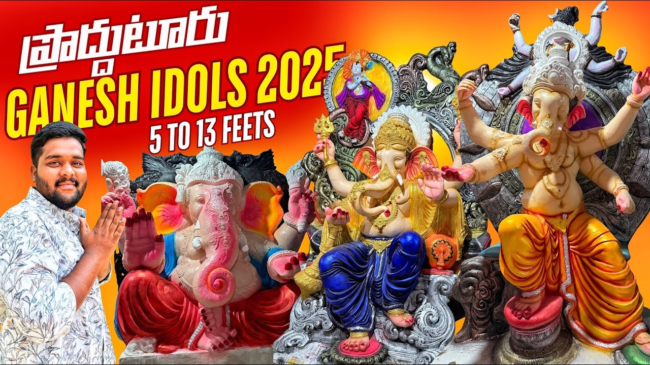 Proddatur ganesh idols 2025 #ganesh 