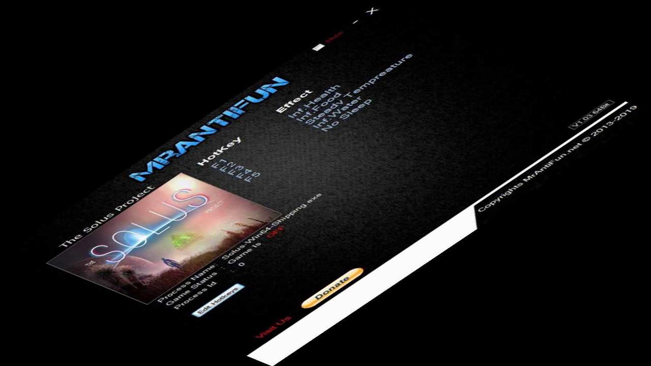 The Solus Project: Trainer +5 v1.13 MrAntiFun Download