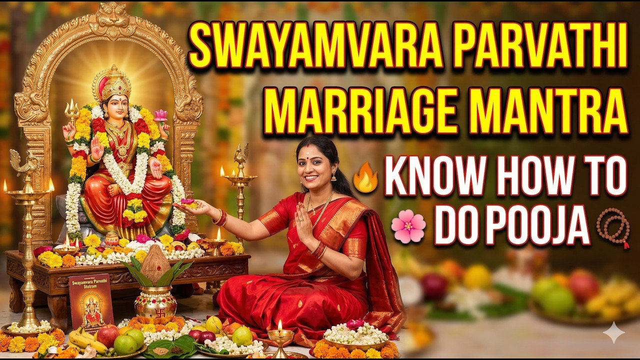 Swayamvara Parvathi Marriage Mantra - knσw hσw tσ ∂σ pσσja